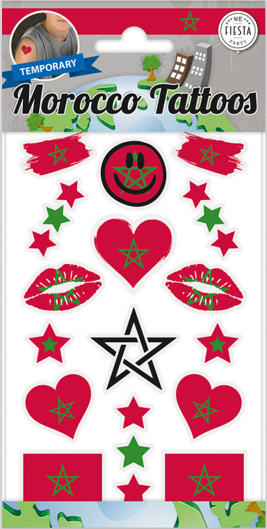 Feestbazaar Plaktattoos Marokko (18st)