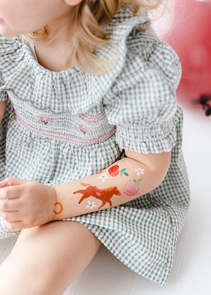 Feestbazaar Plaktattoos Paarden Mix (16st)