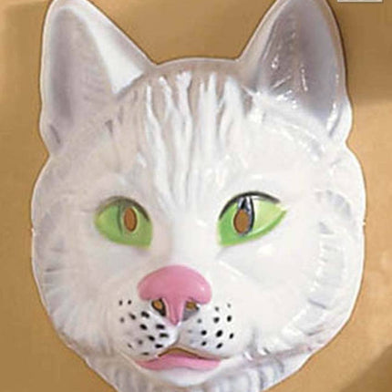 Feestbazaar Plastic masker poes