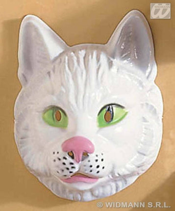 Feestbazaar Plastic masker poes