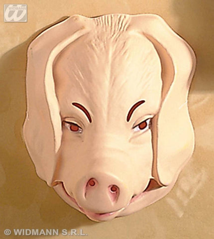 Feestbazaar Plastic masker varken