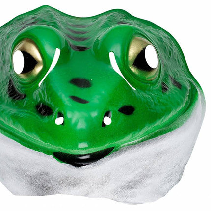 Feestbazaar Plastick kindermasker kikker