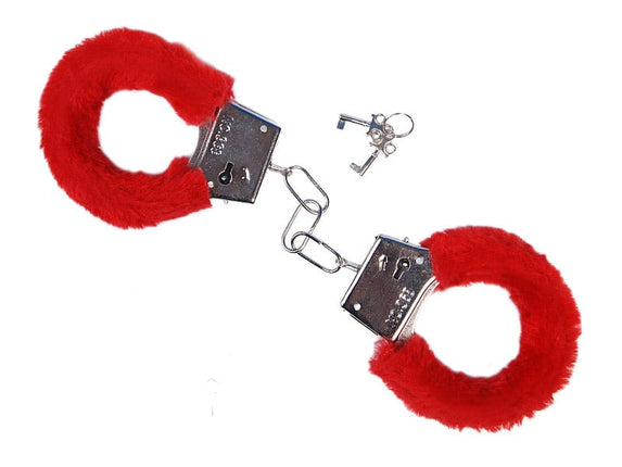 Feestbazaar Pluche Handboeien Rood