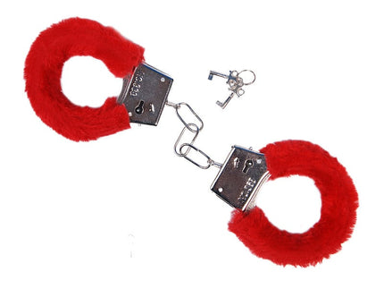 Feestbazaar Pluche Handboeien Rood