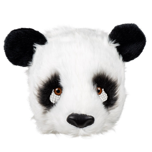 Feestbazaar Pluchen halfmasker Panda