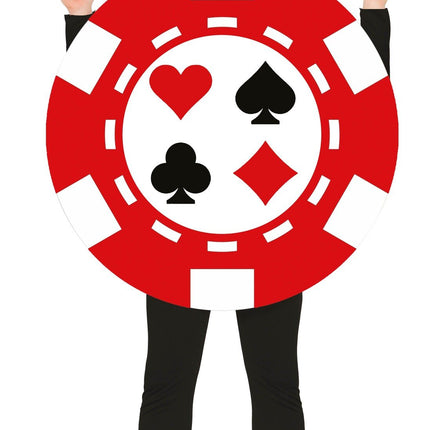 Feestbazaar Poker Fiche Kostuum