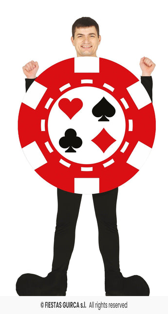 Feestbazaar Poker Fiche Kostuum