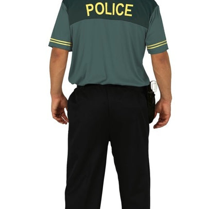 Feestbazaar Police Pak Groen Heren