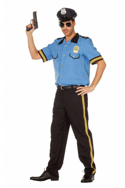 Feestbazaar Politie carnavalskostuum man
