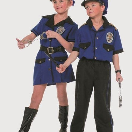 Feestbazaar Politie jongen kostuum