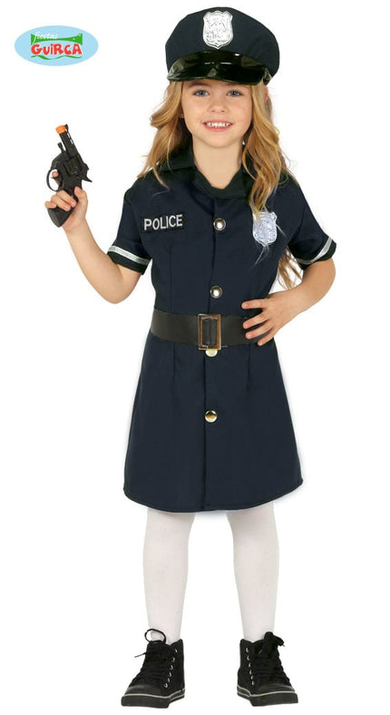 Feestbazaar Politie Kostuum Jurkje Meisje Jill