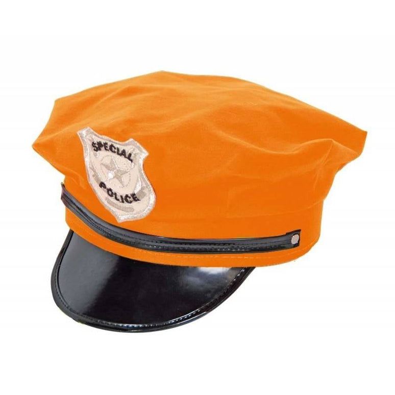 Feestbazaar Politie pet neon oranje