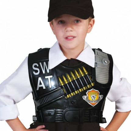 Feestbazaar Politie SWAT set 6-delig