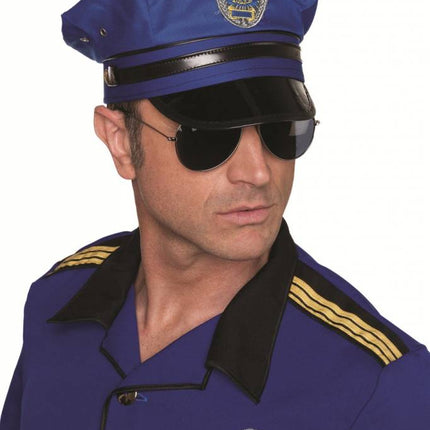 Feestbazaar Politiepet kobalt