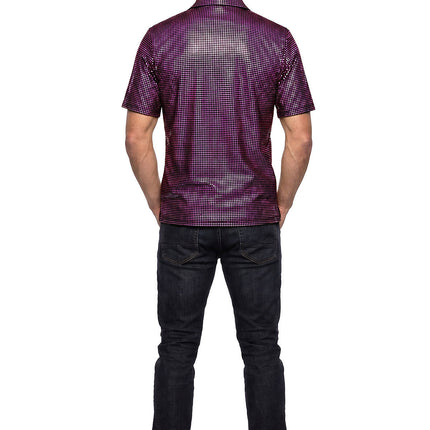 Feestbazaar Polo Velvet met Glitter Paars Premium