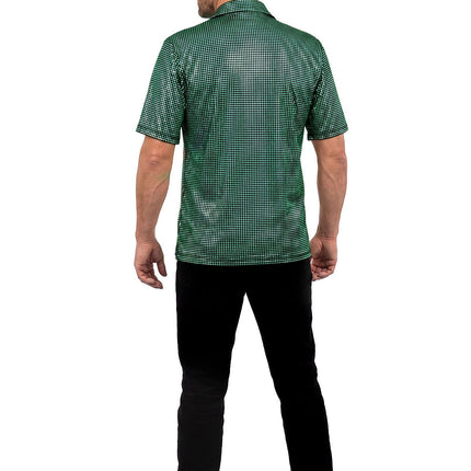 Feestbazaar Polo Velvet met Glitter Zeegroen Premium