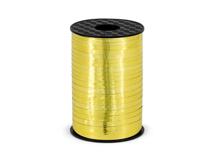 Feestbazaar Polyband Metallic Goud - 225m