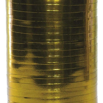 Feestbazaar Polyband Metallic Goud - 225m
