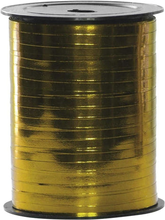 Feestbazaar Polyband Metallic Goud - 225m