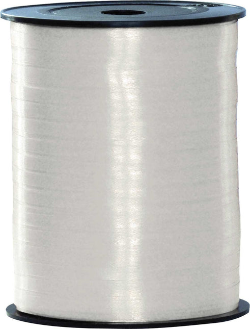 Feestbazaar Polyband wit 500m