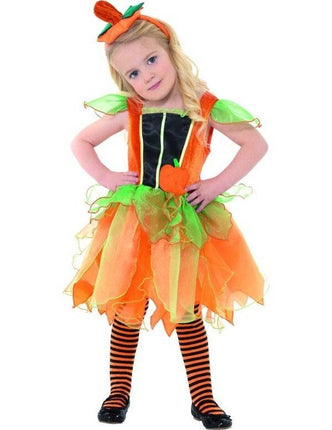 Feestbazaar Pompoen Fee Halloween kostuum
