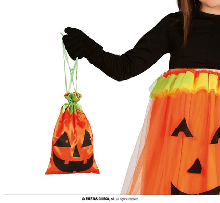 Feestbazaar Pompoen Tasje Halloween