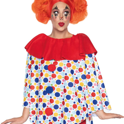 Feestbazaar Poncho Clown Met Hoed