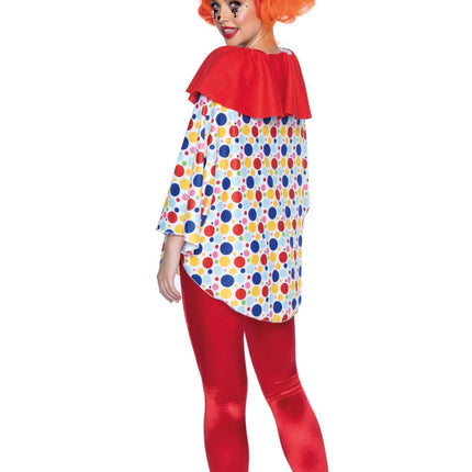 Feestbazaar Poncho Clown Met Hoed