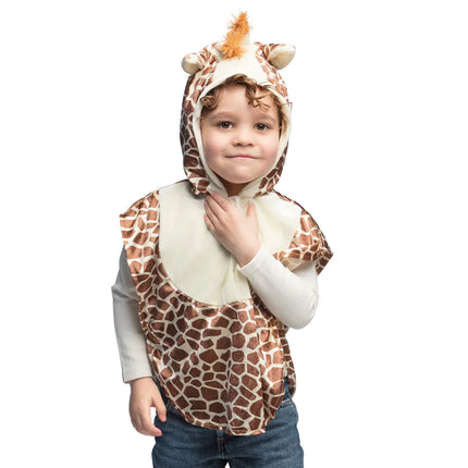 Feestbazaar Poncho Giraffe Kind