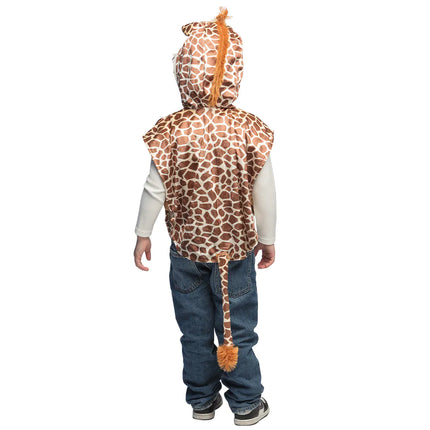 Feestbazaar Poncho Giraffe Kind