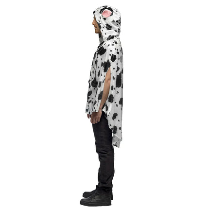 Feestbazaar Poncho Koeienprint Volwassenen
