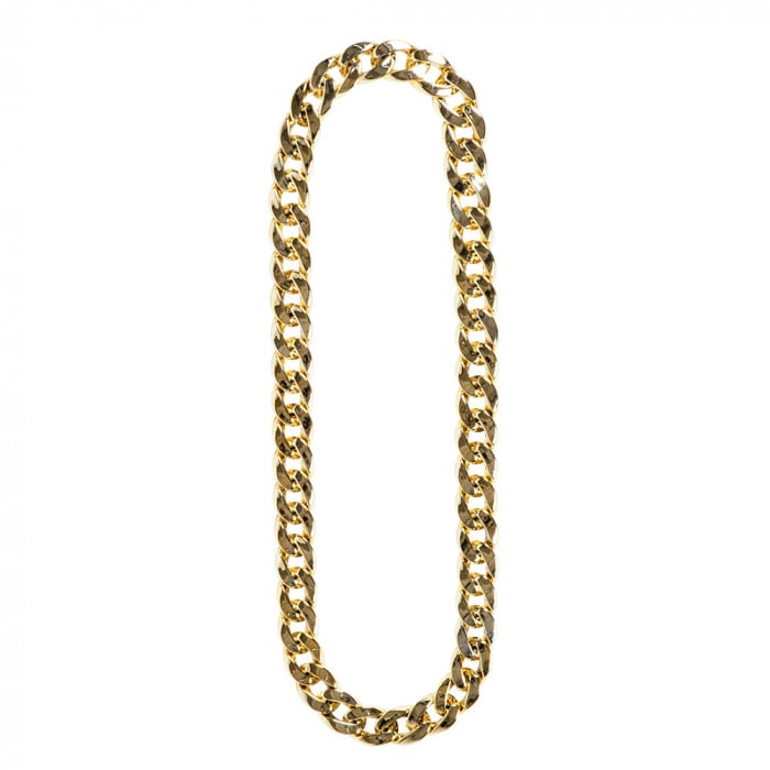 Feestbazaar Pooier ketting goud
