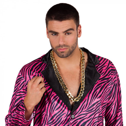 Feestbazaar Pooier ketting goud