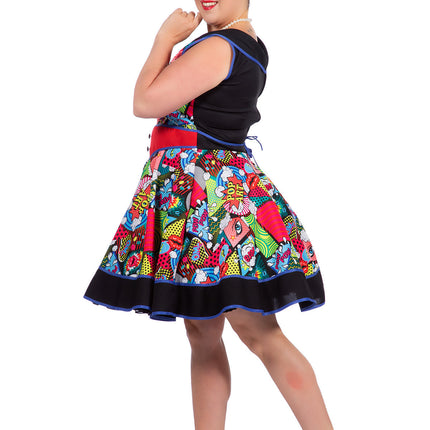 Feestbazaar Pop-Art Rock & Roll jurk Dames