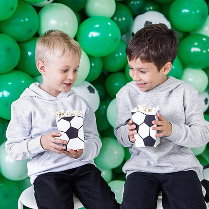 Feestbazaar Popcorn bakjes voetbal (6st)