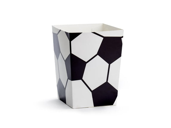 Feestbazaar Popcorn bakjes voetbal (6st)
