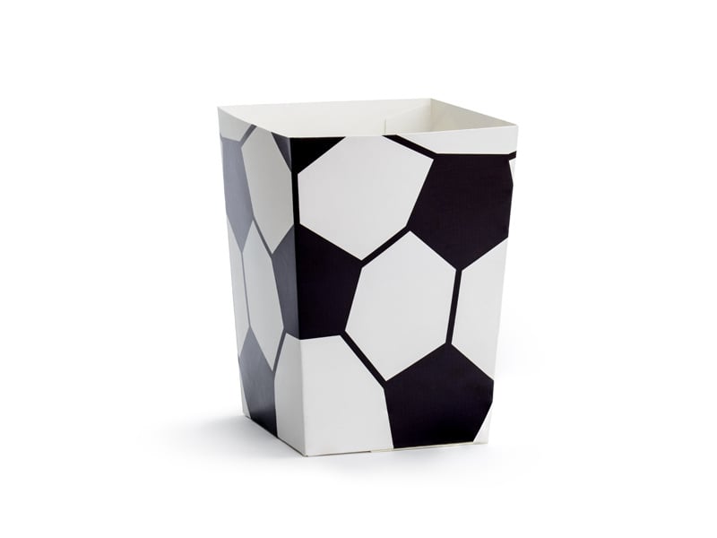 Feestbazaar Popcorn bakjes voetbal (6st)