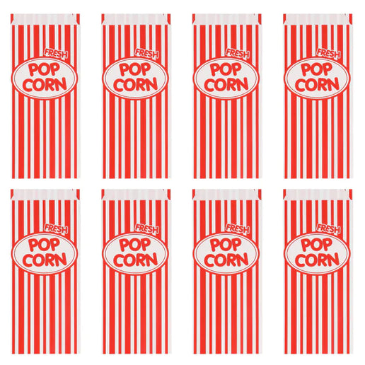 Feestbazaar Popcorn Uitdeelzakjes Retro (8st)