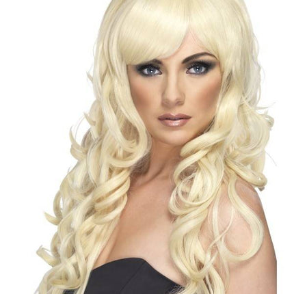 Feestbazaar Popster pruik blond