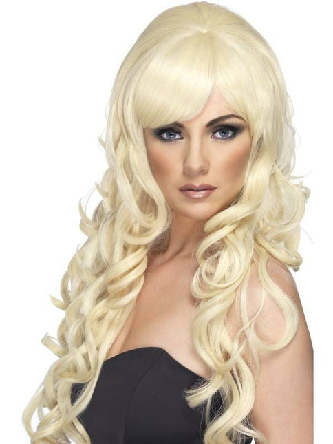 Feestbazaar Popster pruik blond