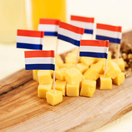 Feestbazaar Prikker Nederlandse vlag - 50 stuks