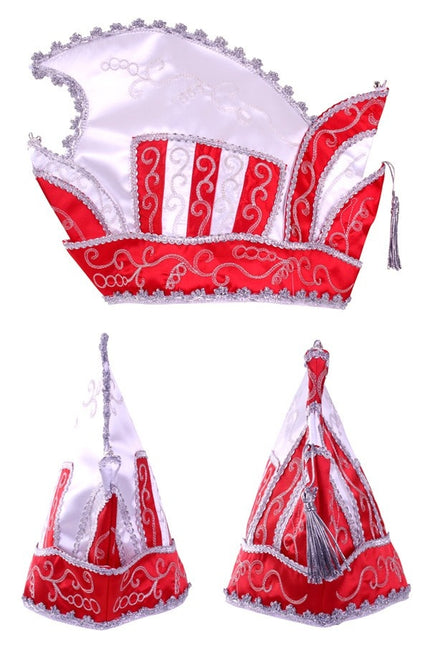 Feestbazaar Prins Carnaval Steek Rood/Wit Elegant
