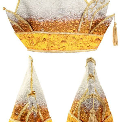 Feestbazaar Prins pils muts goud galon