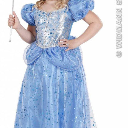 Feestbazaar Prinses-Fee blauw kostuum