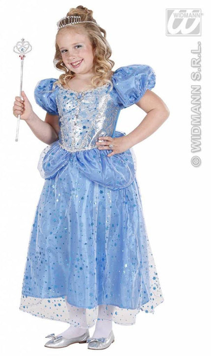Feestbazaar Prinses-Fee blauw kostuum