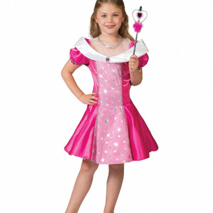 Feestbazaar Prinsesjurk Pinky Kind