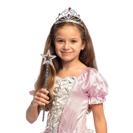 Feestbazaar Prinsessen Set Tiara & Staf Magic