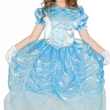 Feestbazaar Prinsessenjurk Blauw