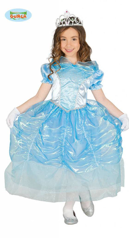Feestbazaar Prinsessenjurk Blauw