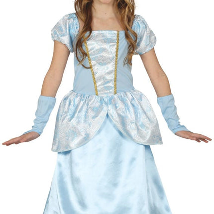 Feestbazaar Prinsessenjurk Isabella Blauw